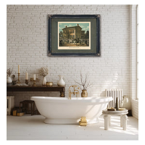 Abraham Lincolns Return Home After His Successful Campaign for the Presidency — Framed Wall Art Room View | Bella Frye