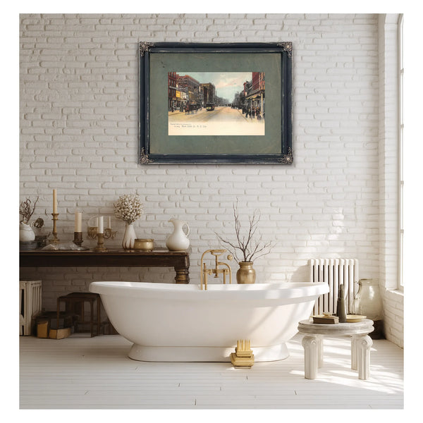 Harlems Gilded Promenade a Vanished Thoroughfare — Framed Wall Art Room View | Bella Frye