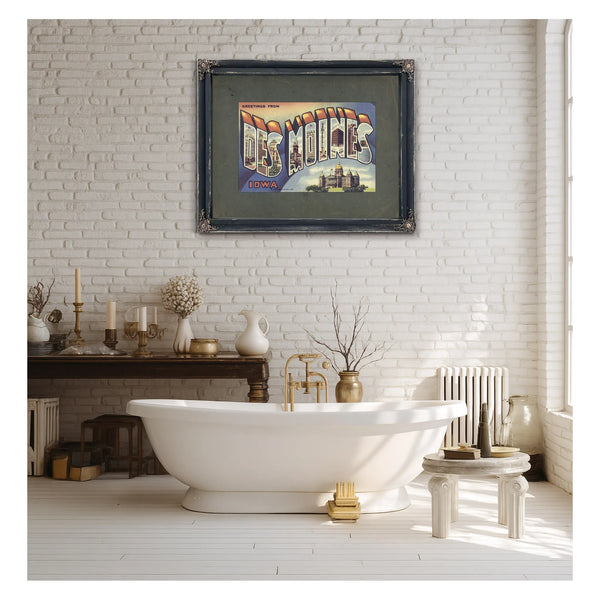 Iowa Des Moines — Framed Wall Art Room View | Bella Frye