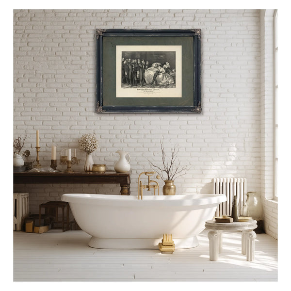 Death of President Lincoln_ at Washington Dc April 15th 1865 the Nations Mar — Framed Wall Art Room View | Bella Frye