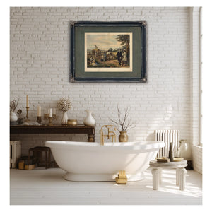 Life of George Washingtonthe Farmer 1854 — Framed Wall Art Room View | Bella Frye