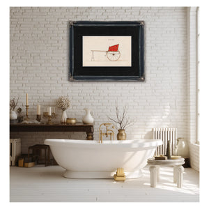 Mail Cart — Framed Wall Art Room View | Bella Frye