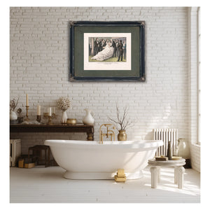 Death of John Quincy Adams at the Us Capitol Feby 23d 1848 1848 — Framed Wall Art Room View | Bella Frye