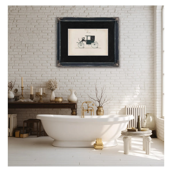Design for Landaulet No 365 — Framed Wall Art Room View | Bella Frye