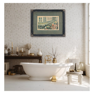 The Grand Marquee Radio Citys Luminous Throng — Framed Wall Art Room View | Bella Frye