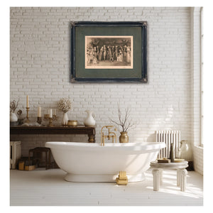 the Peace Ball at Fredericksburg Virginia 1896 — Framed Wall Art Room View | Bella Frye