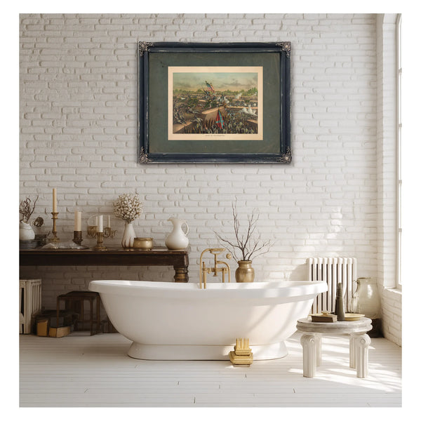 Fall of Petersburg 1893 — Framed Wall Art Room View | Bella Frye