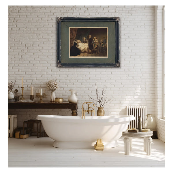 Life of George Washington the Christian Death 1853 — Framed Wall Art Room View | Bella Frye