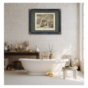 Brooklyn Sanitary Fair 1864 New England Kitchen 1864 — Framed Wall Art Room View | Bella Frye