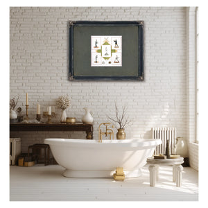 Souvenir Square Usa 1912 — Framed Wall Art Room View | Bella Frye