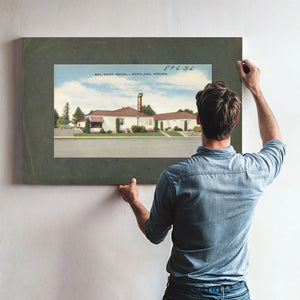 Mel Wana Motel Portland Oregon — vintage wall art by Bella Frye