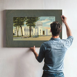 State Capitol Salem Oregon'1 — vintage wall art by Bella Frye