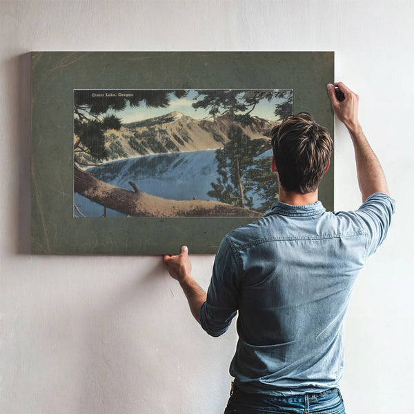 Crater Lake Oregon — vintage wall art by Bella Frye