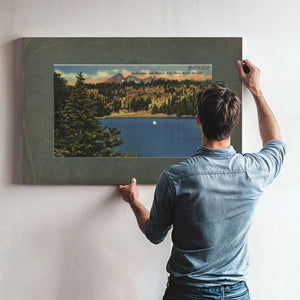 Todd Lake And Broken Top Near Bend Oregon — vintage wall art by Bella Frye