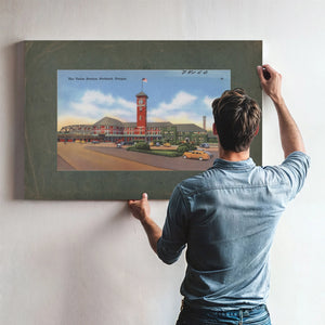 The Union Station Portland Oregon — vintage wall art by Bella Frye