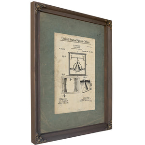 The Burkhart Beer Cooler Patent a Study in Victorian Temperance & Temptation — Framed Wall Art Room View | Bella Frye