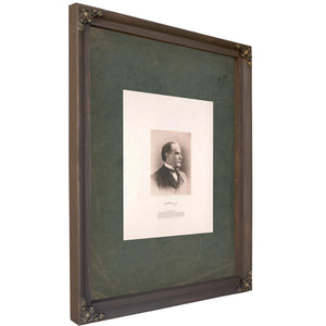William Mckinley 1891 — Bourbon Framed Canvas Print | Bella Frye