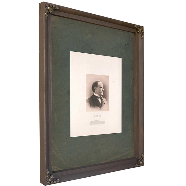 William Mckinley 1891 — Bourbon Framed Canvas Print | Bella Frye