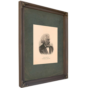 Eminent Colored Men Frederick Douglass 1884 — Bourbon Framed Canvas Print | Bella Frye