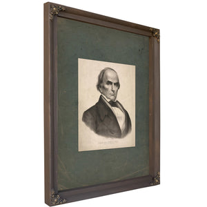 Daniel Webster 1852 — Bourbon Framed Canvas Print | Bella Frye