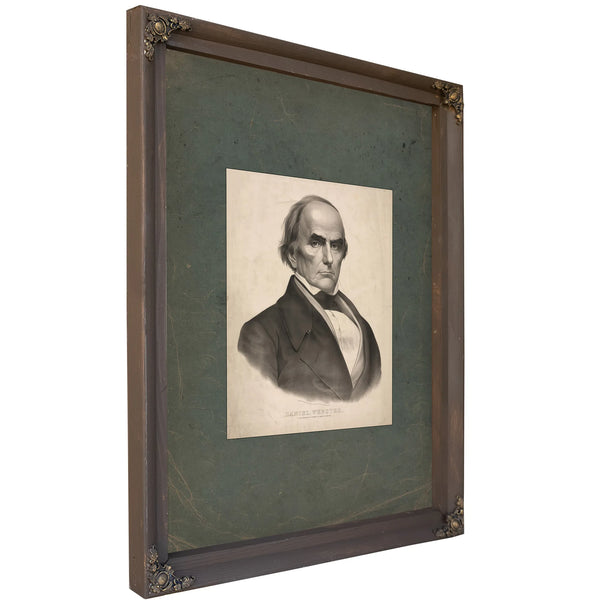 Daniel Webster 1852 — Bourbon Framed Canvas Print | Bella Frye