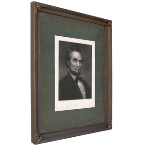 Abraham Lincoln 1877 — Bourbon Framed Canvas Print | Bella Frye