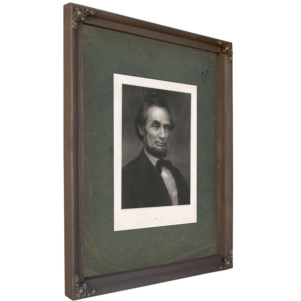 Abraham Lincoln 1877 — Bourbon Framed Canvas Print | Bella Frye