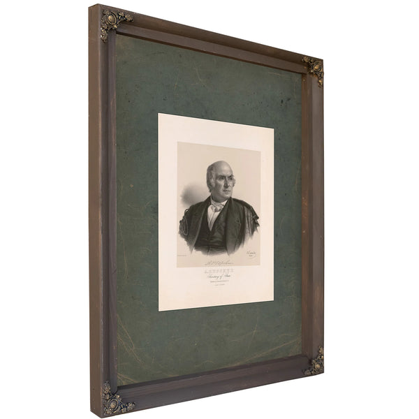 P Upshur Secretary of State 1844 — Bourbon Framed Canvas Print | Bella Frye