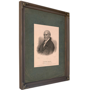 Stephen Girard 1832 — Bourbon Framed Canvas Print | Bella Frye