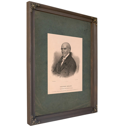 Stephen Girard 1832 — Bourbon Framed Canvas Print | Bella Frye