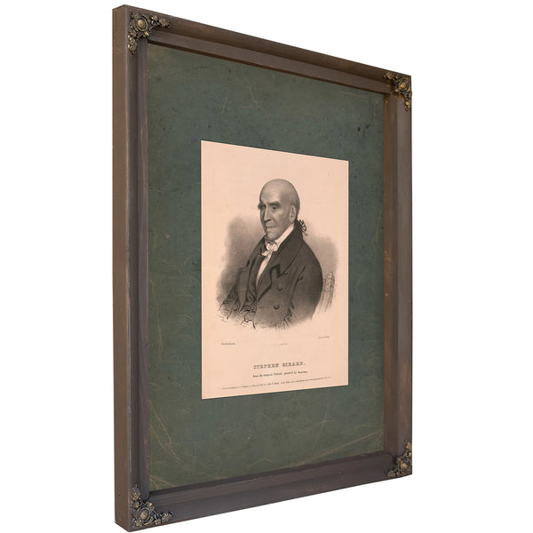 Stephen Girard 1832 — Bourbon Framed Canvas Print | Bella Frye