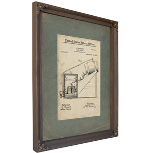 The Burkhart Beer Cooler Patent a Study in Victorian Temperance and Temptation — Framed Wall Art Room View | Bella Frye