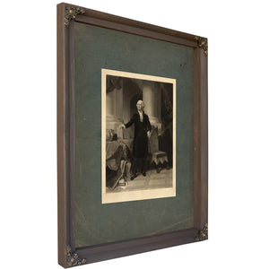 George Washington 1852 — Bourbon Framed Canvas Print | Bella Frye