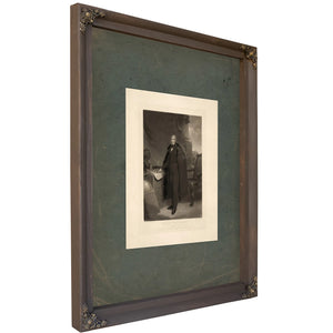 William Henry Harrison Late President of the United States 1841 — Bourbon Framed Canvas Print | Bella Frye