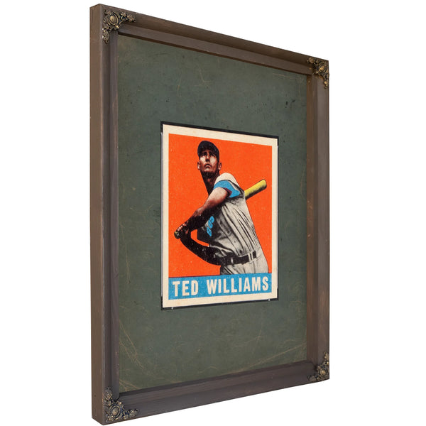 Leaf Ted Williams — Bourbon Framed Canvas Print | Bella Frye
