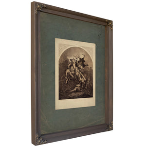 Frontier Life 1875 — Bourbon Framed Canvas Print | Bella Frye
