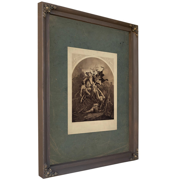 Frontier Life 1875 — Bourbon Framed Canvas Print | Bella Frye