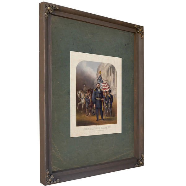 Gen Ulysses S Grant 1868 — Bourbon Framed Canvas Print | Bella Frye