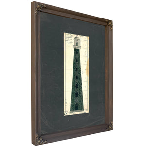 The Cumberland Island Beacon a Tower Lost to Time — Bourbon Framed Canvas Print | Bella Frye