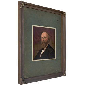 President Rutherford B Hayes 1877 — Bourbon Framed Canvas Print | Bella Frye