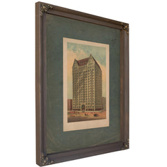 Masonic Temple Chicago 189 — Verdigris Framed Canvas Print | Bella Frye