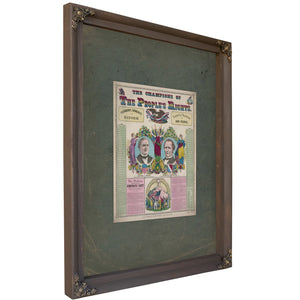 The Champions of the Peoples Right 1876 — Bourbon Framed Canvas Print | Bella Frye
