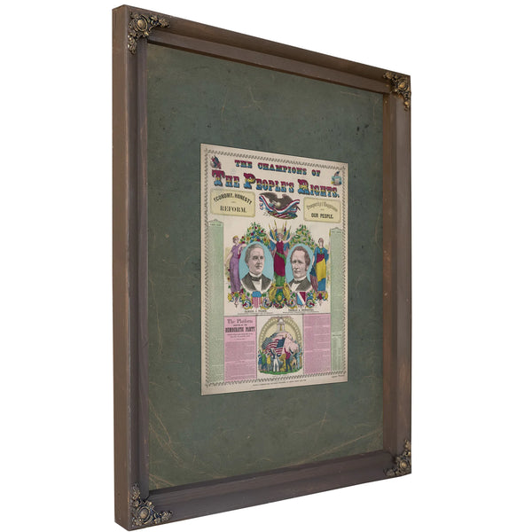 The Champions of the Peoples Right 1876 — Bourbon Framed Canvas Print | Bella Frye