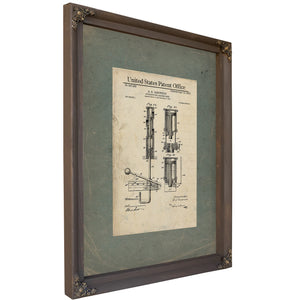 The Brewmasters Contraption — Patent Archive Print — Framed Wall Art Room View | Bella Frye