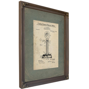 The Birsfield Transmitter — Patent Drawing for the Candlestick Telephone Stand