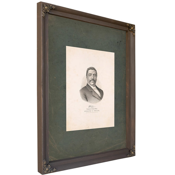 Eminent Colored Men Joseph C Price 1894 — Bourbon Framed Canvas Print | Bella Frye