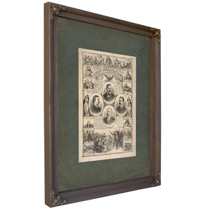 Anti Prohibition 1888 — Bourbon Framed Canvas Print | Bella Frye