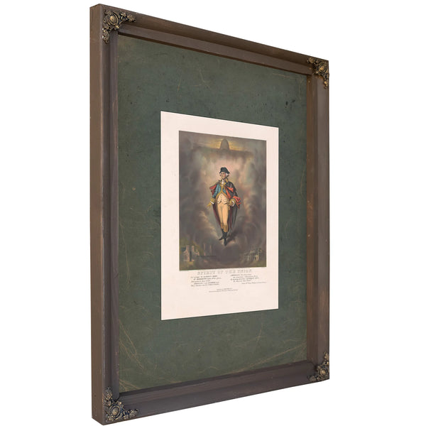 Spirit of the Union 186 — Verdigris Framed Canvas Print | Bella Frye