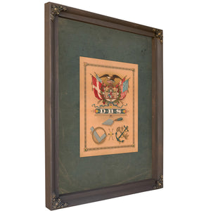 Dbs 1894 — Bourbon Framed Canvas Print | Bella Frye