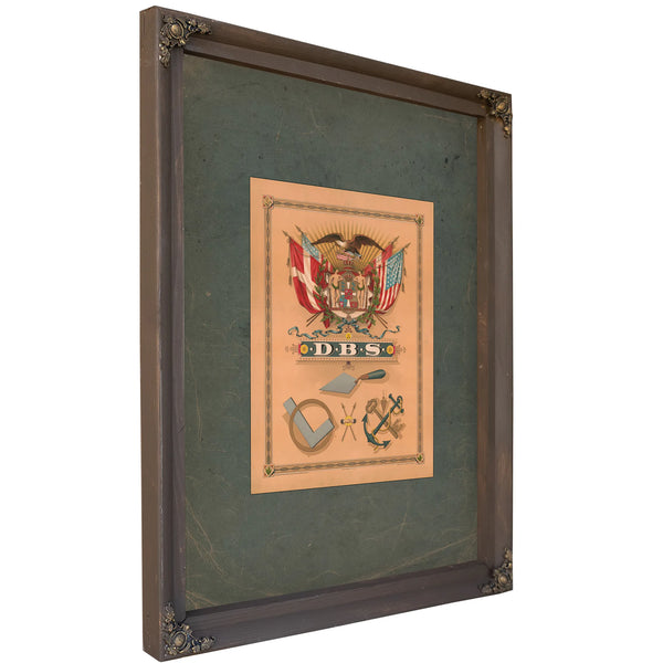 Dbs 1894 — Bourbon Framed Canvas Print | Bella Frye